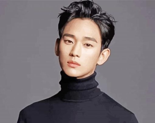 Korean Actor Kim Soo Hyun Diamond Painting