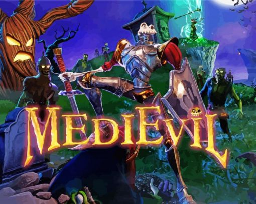 Medievil Poster Diamond Painting