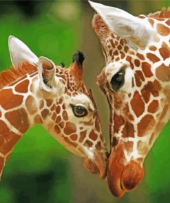 Mother Giraffe Diamond Painting