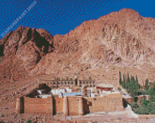 Mount Sinai St Catherines Monastery Diamond Painting