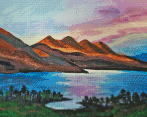 Mountain Sea Diamond Painting