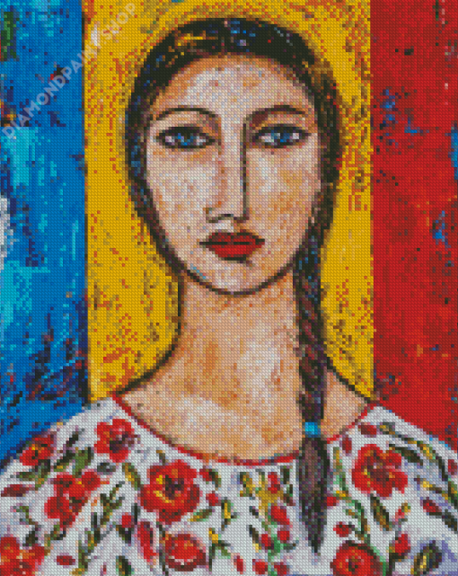 Romanian Girl Diamond Painting