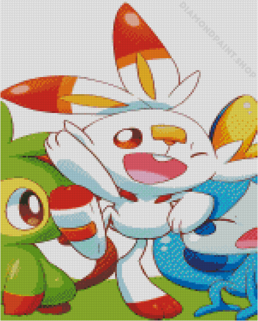 Scorbunny Diamond Painting