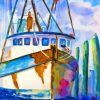 Shrimp Boat Diamond Painting