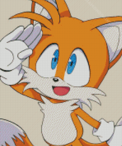 Tails The Hedgehog Diamond Painting