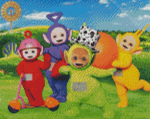 Teletubbies Diamond Painting