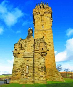 The National Wallace Monument Stirling Tower Scotland Diamond Painting