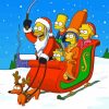 The Simpsons Christmas Diamond Painting