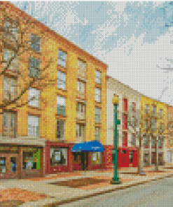 Troy Buildings Diamond Painting