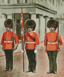 Vintage Coldstream Guards Diamond Painting