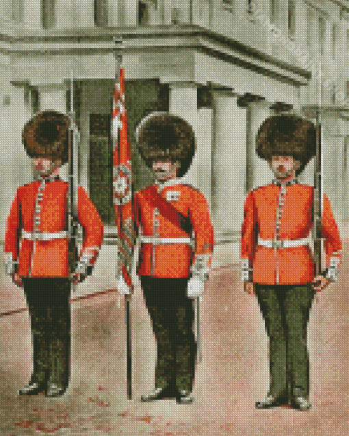 Vintage Coldstream Guards Diamond Painting