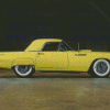 Yellow Ford Thunderbird Diamond Painting