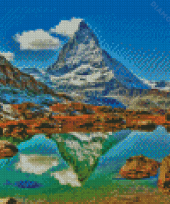 Zermatt Landscape Diamond Painting