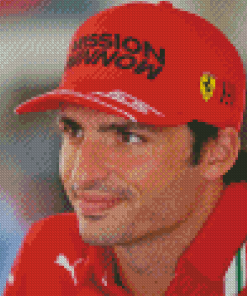 Aesthetic Carlos Sainz Jr Diamond Painting