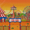 Aesthetic Circus Ferris Diamond Painting