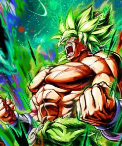 Aesthetic Dragon Ball Broly Diamond Painting