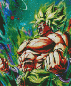 Aesthetic Dragon Ball Broly Diamond Painting