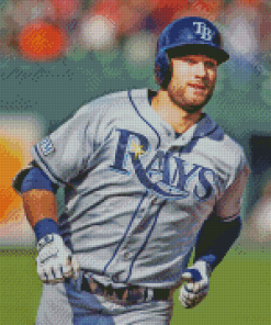 Aesthetic Kevin Kiermaier Blue Jays Diamond Painting