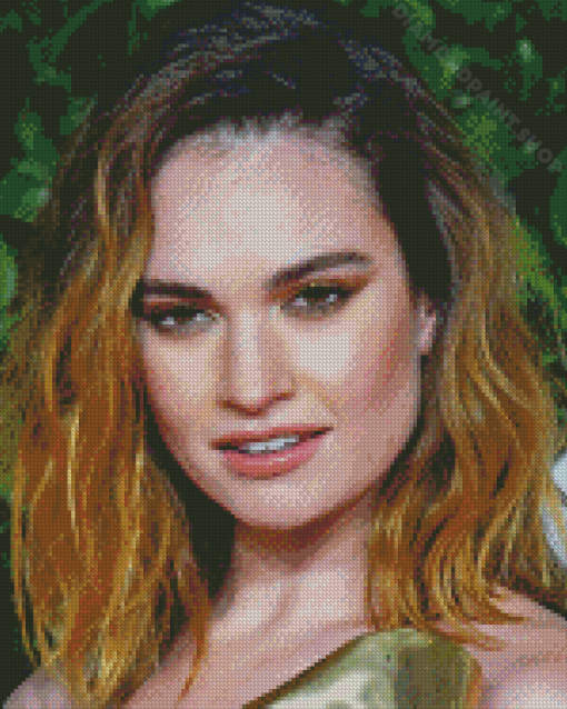 Aesthetic Lily James Diamond Painting