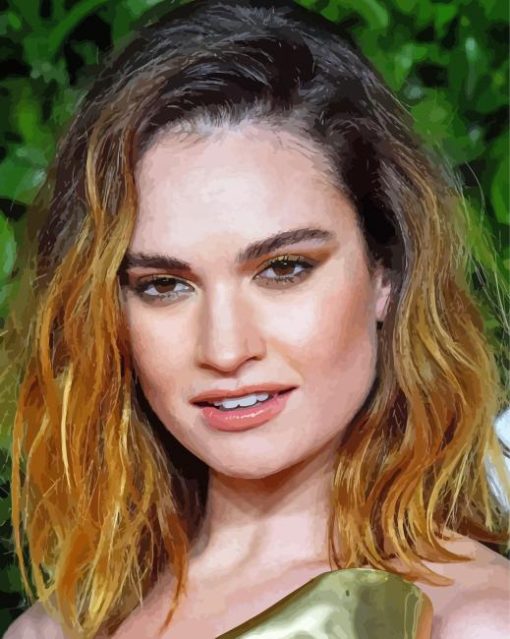 Aesthetic Lily James Diamond Painting