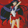 Aesthetic Sailor Mars Diamond Painting