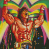 Aesthetic The Ultimate Warrior Diamond Painting