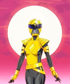 Aesthetic Yellow Ranger Diamond Painting