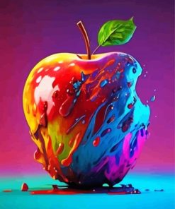 Aesthetic Colorful Apple Diamond Painting