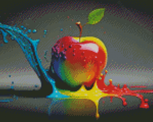 Colorful Apple Diamond Painting