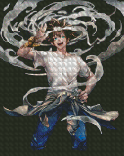 Jin Mori The God Of High School Diamond Painting