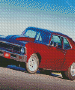 Red Nova Chevy Diamond Painting