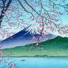 Snowy Mountain Hasui Kawase Diamond Painting