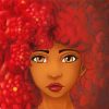 Afro Girl Diamond Painting