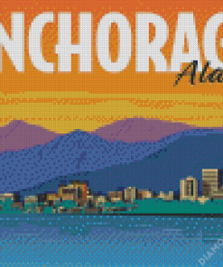 Anchorage USA Poster Diamond Painting