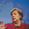 Angela Merkel Talking Diamond Painting