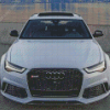 Audi A3 White Sport Car Diamond Painting