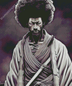 Black Samurai Diamond Painting