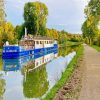 Canal Barge Diamond Painting