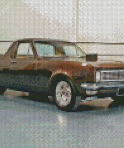 Brown HT Holden Car Diamond Painting