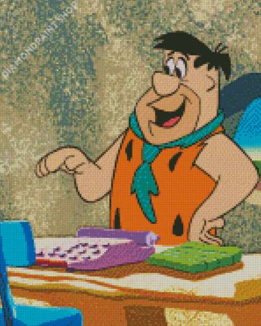 Fred Flintstones Diamond Painting