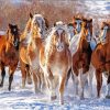 Herd Of Horses Diamond Painting