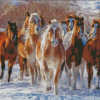 Herd Of Horses Diamond Painting