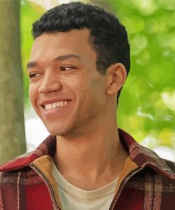 Justice Smith As Theodore Finch In All The Bright Places Diamond Painting