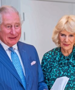 King Charles And Camilla Diamond Painting