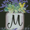 Letter M Diamond Painting