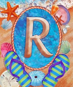 Letter R Diamond Painting