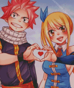 Natsu And Lucy Diamond Painting