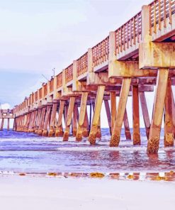 Old Jacksonville Pier Diamond Painting