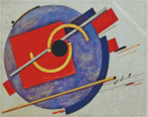 Preliminary Sketch For A Poster By El Lissitzky Diamond Painting