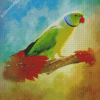 Red Neck Parrot Diamond Painting